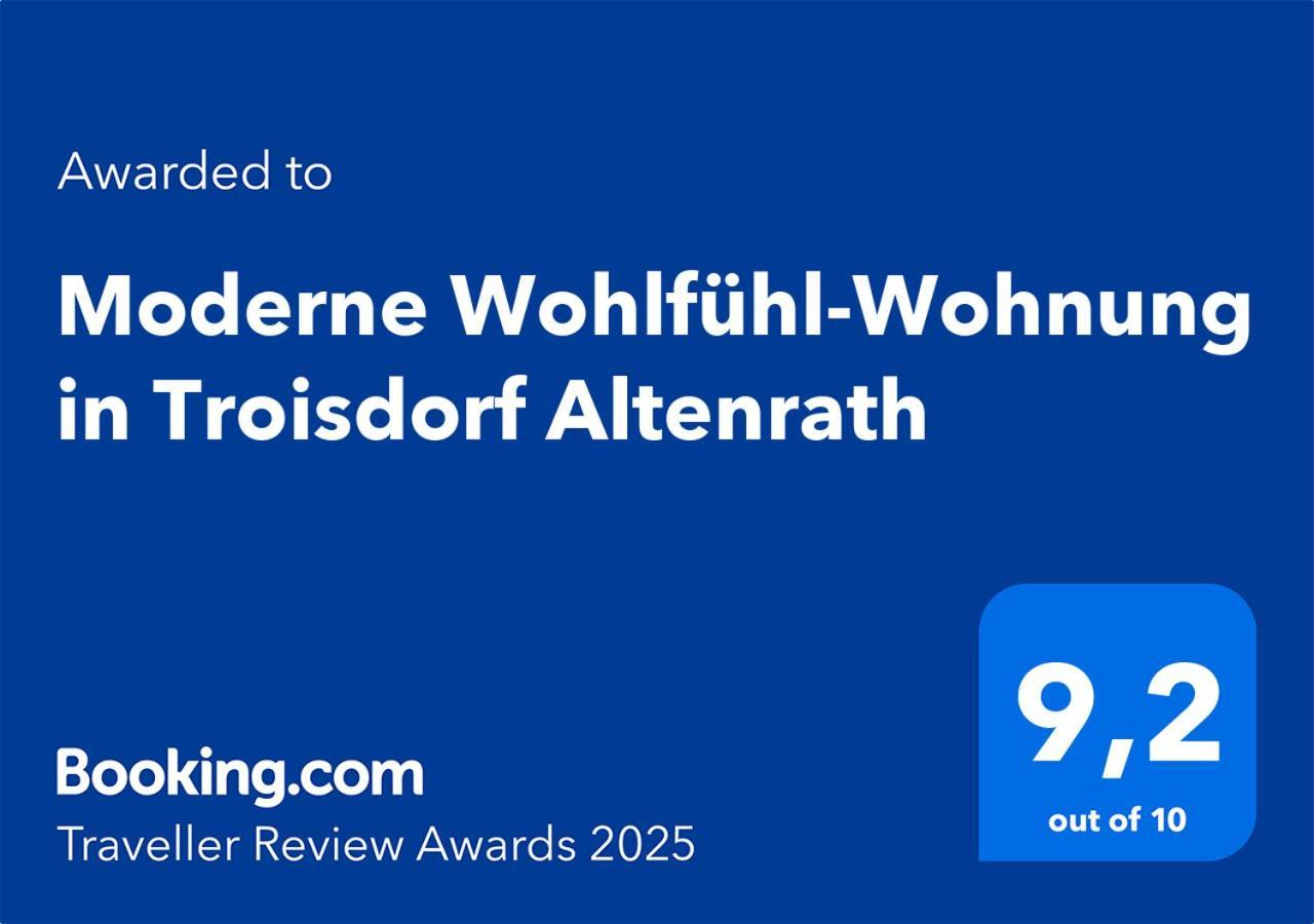 Moderne Wohlfuehl-Wohnung In Troisdorf Altenrath Exterior photo